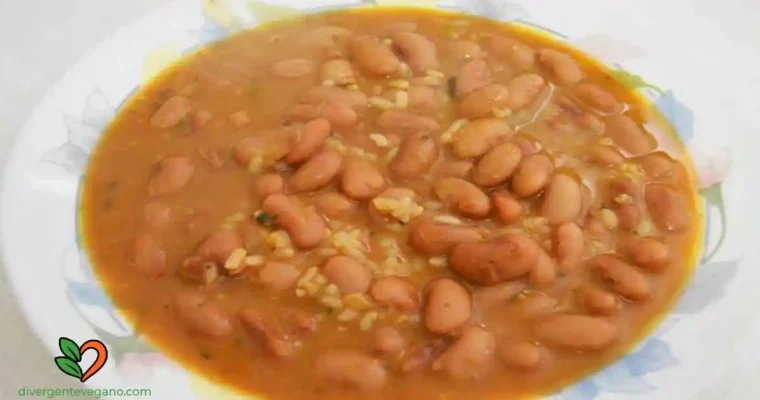 Alubias con arroz veganas