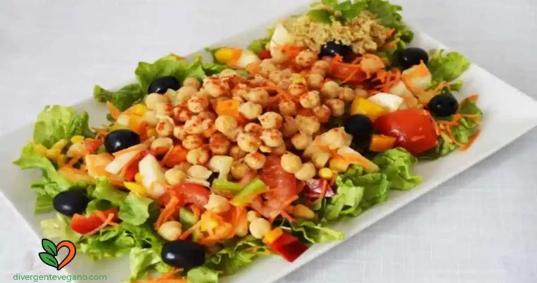 Ensalada de garbanzos con quinoa