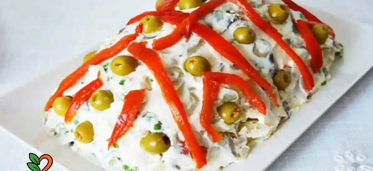 Ensalada de patata con setas marinadas