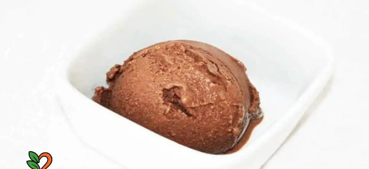 Helado de chocolate y plátano