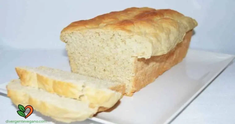 Receta de pan de molde vegano