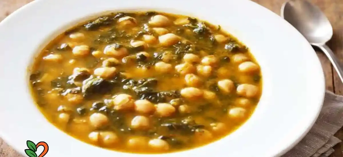 Potaje de garbanzos con espinacas