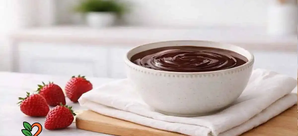 Salsa de chocolate vegana exprés (para cuando el postre pide algo más)