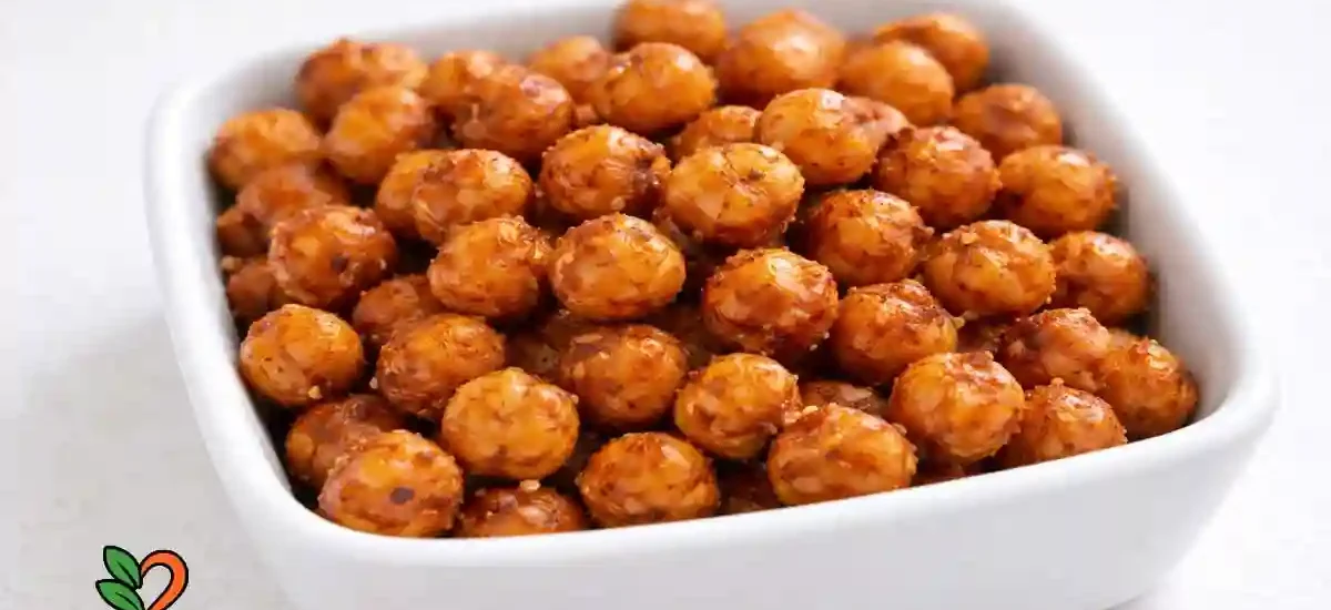 Snacks crujientes de garbanzos