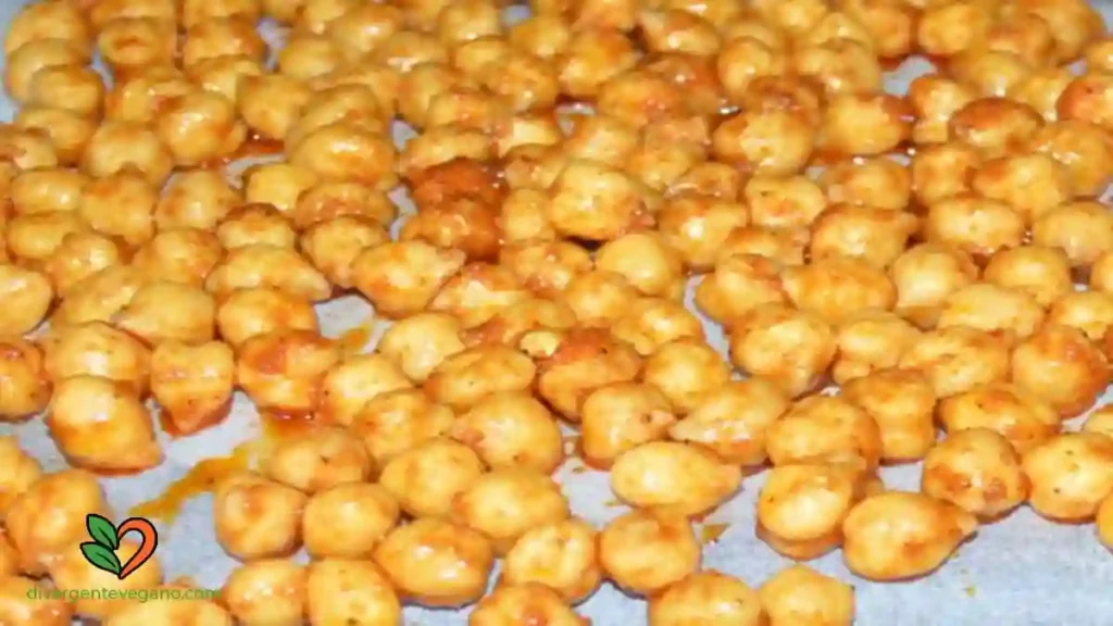 Snacks crujientes de garbanzos
