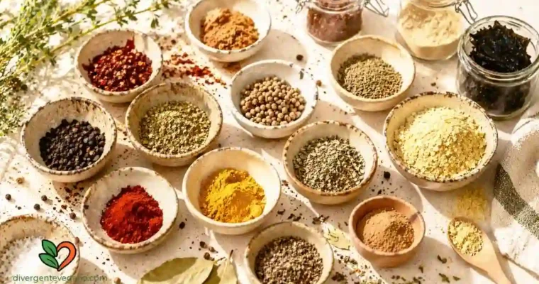 Especias básicas para cocina vegana: cómo dar profundidad y umami a tus platos