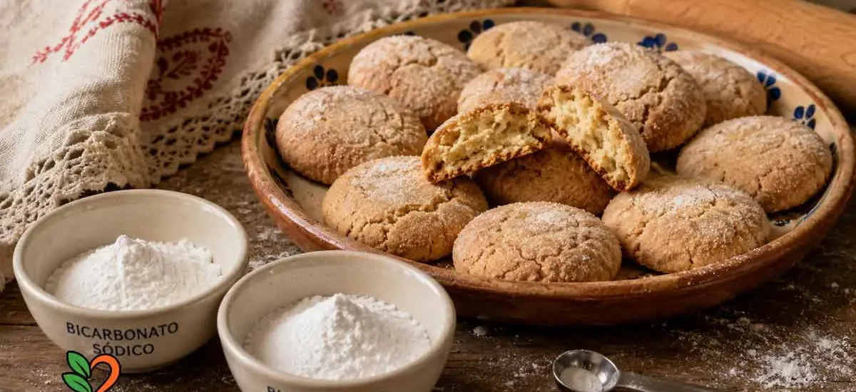 Bicarbonato sódico o bicarbonato de amonio: cuál usar para hacer pastas